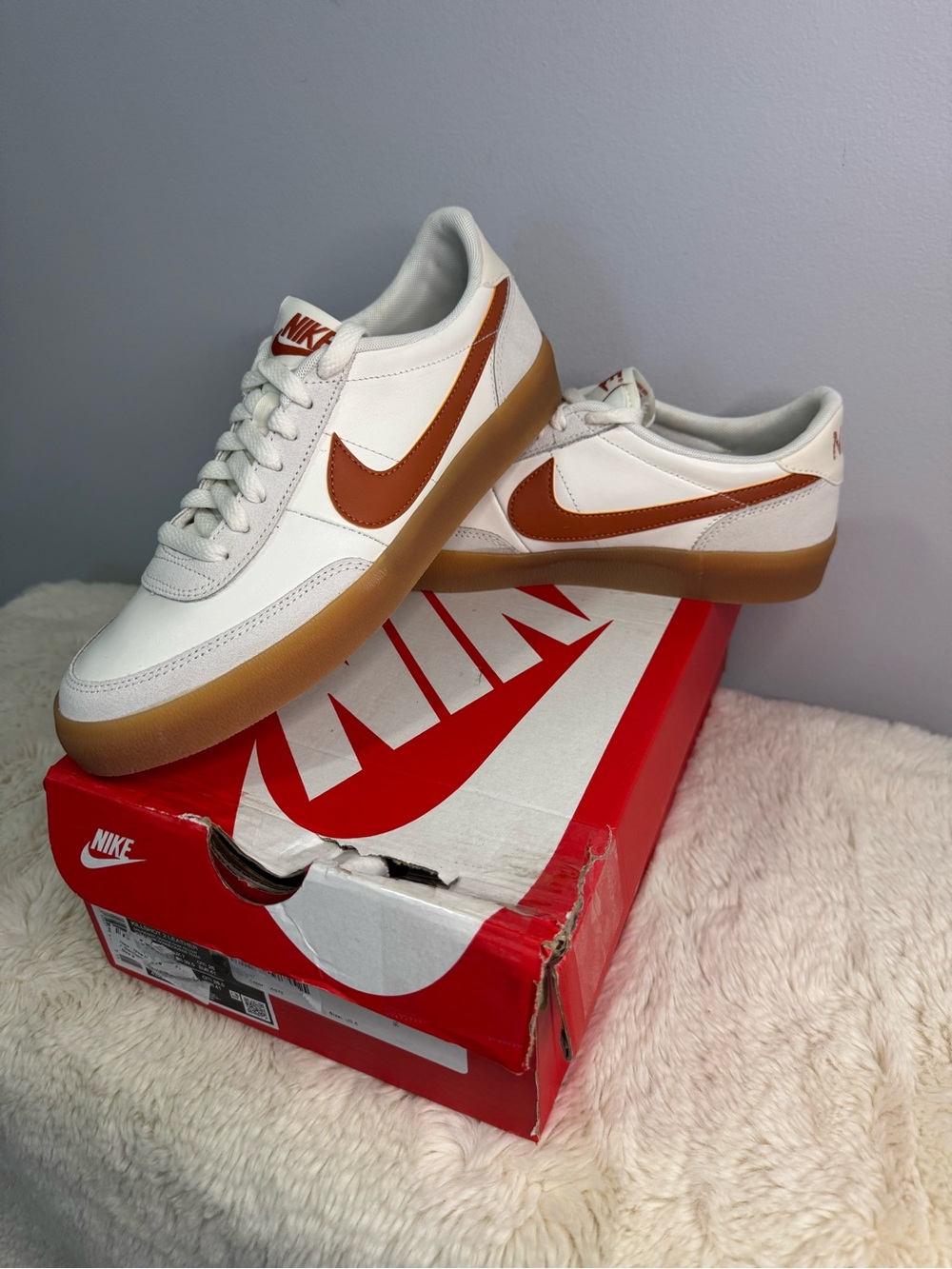 Nike Killshot 2 Leather Sail/Desert Orange/Gum Yellow Low Top Men